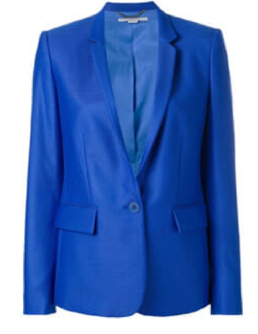 Stella McCartney Cobalt Royal Blue Wool Blazer and Pant Suit, Size 36 (2)